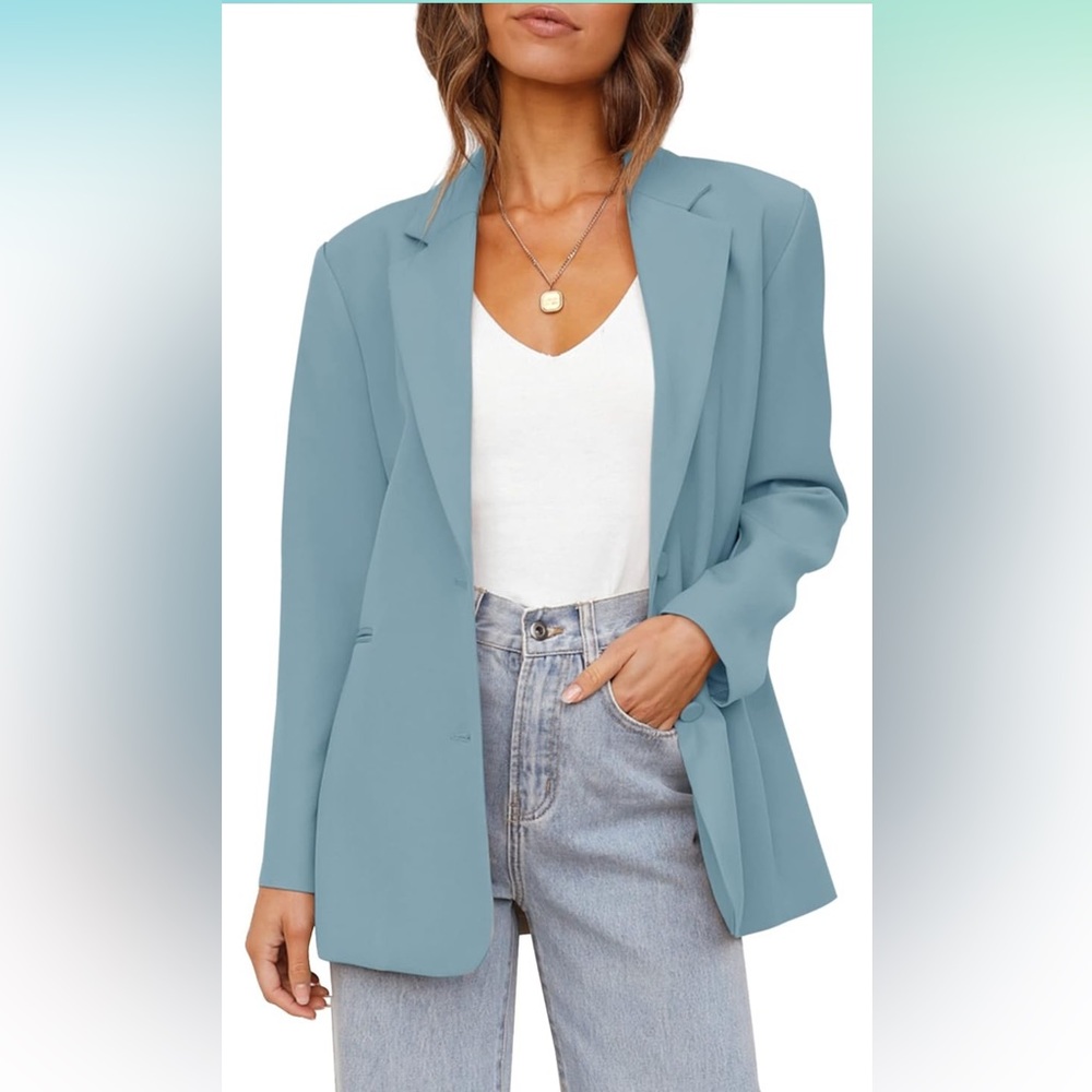 NWOT - Women’s XXL light blue blazer
